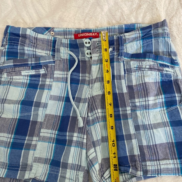 Unionbay cotton blue Striped size 5 womens shorts - Picture 6 of 6